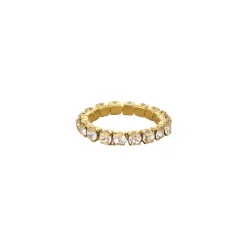 Bague Avenue strass blancs