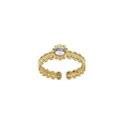 Bague Comete zircon blanc
