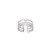 Bague Etoile soleil acier