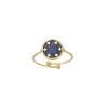 Bague Etoiles Lapis Lazuli acier doré or