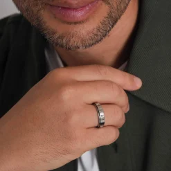 Bague Homme Téo acier