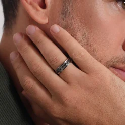 Bague Homme Yann acier