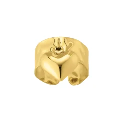 Bague Kapri acier doré or