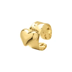 Bague Kapri acier doré or