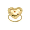 Bague Margaret acier doré or