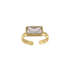 Bague Mila Strass blanc