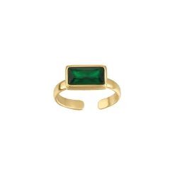 Bague Mila Strass vert