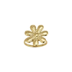 Bague Naomi acier doré or