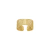 Bague Perles acier