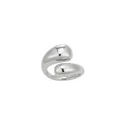Bague Pia acier argenté
