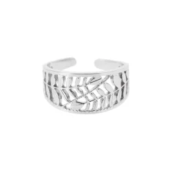 Bague Rameau acier