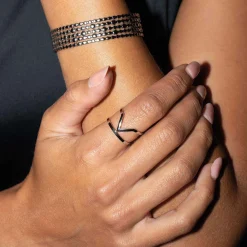 Bague V acier
