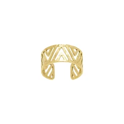 Bague Vilnius acier doré or