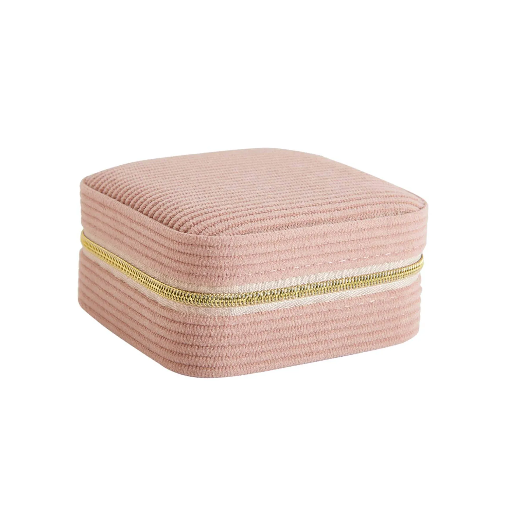 Boite à Bijoux velours rose 10cmx10cm