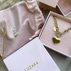 Boite cadeau rose pour colliers, bracelets...