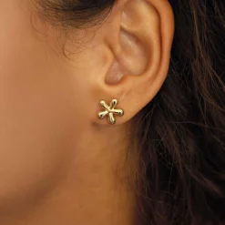 Boucles Aurélia acier doré or