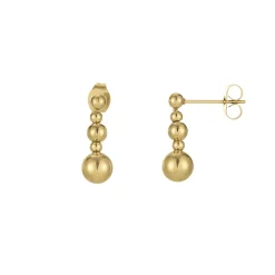 Boucles Bellinda acier doré or
