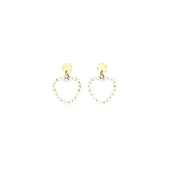 Boucles Cali acier dorées or