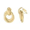 Boucles clip Nini acier doré or