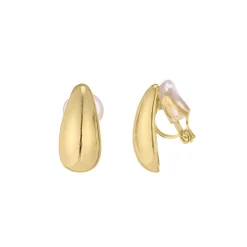Boucles clip Salomé acier doré or
