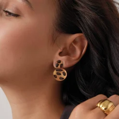 Boucles clip Sam acier doré or