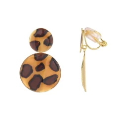 Boucles clip Sam acier doré or