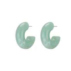 Boucles créole Summer verte