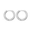 Boucles créoles acier Luza Charms