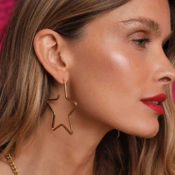 Boucles créoles étoiles Véra