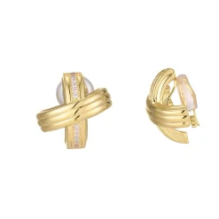 Boucles d'oreille clip Heloise doré or