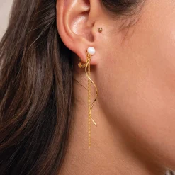 Boucles d'oreille clip Méline doré or