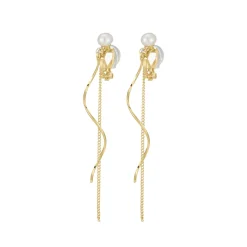 Boucles d'oreille clip Méline doré or
