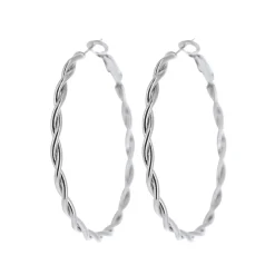 Boucles d'oreilles Aina acier