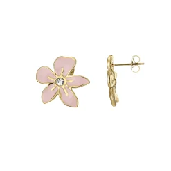 Boucles Doriane acier doré or