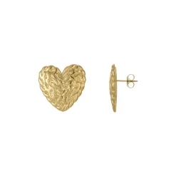Boucles Epora acier doré or