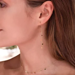 Boucles Infinity acier doré or