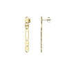 Boucles Joan acier doré or