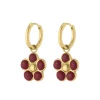 Boucles Juna acier doré or