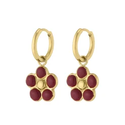 Boucles Juna acier doré or