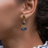 Boucles Laurie Lapis Lazuli