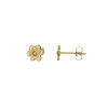 Boucles Lisa acier doré or