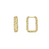 Boucles Madrid acier doré or