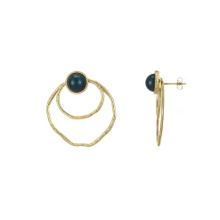 Boucles Majo Pierre  Apatite bleue