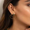 Boucles Majo Turquoise Africaine