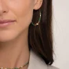 Boucles Mélo Agate verte