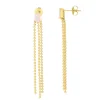 Boucles Neige acier doré or
