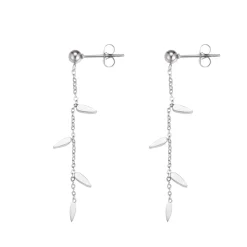 Boucles Plumes acier