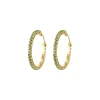 Boucles Riviera strass vert
