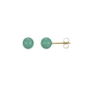 Boucles Rondo Aventurine acier doré or