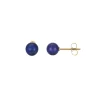 Boucles Rondo Lapis Lazuli acier doré or